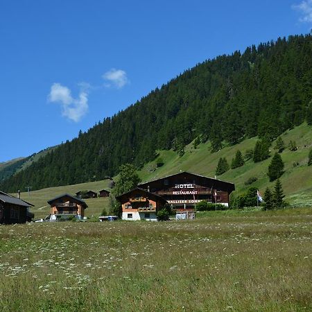 โฮเทล เรสเตอรองท์ วัลลีเซอร์ ซอนเนอ Hotel Reckingen ภายนอก รูปภาพ