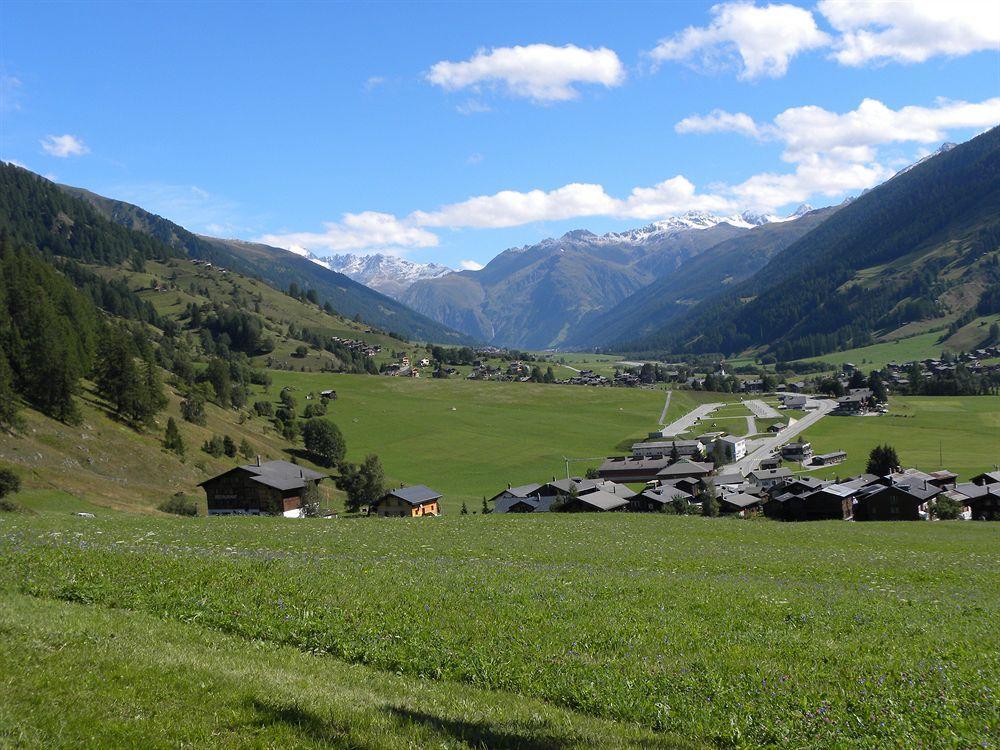 โฮเทล เรสเตอรองท์ วัลลีเซอร์ ซอนเนอ Hotel Reckingen ภายนอก รูปภาพ